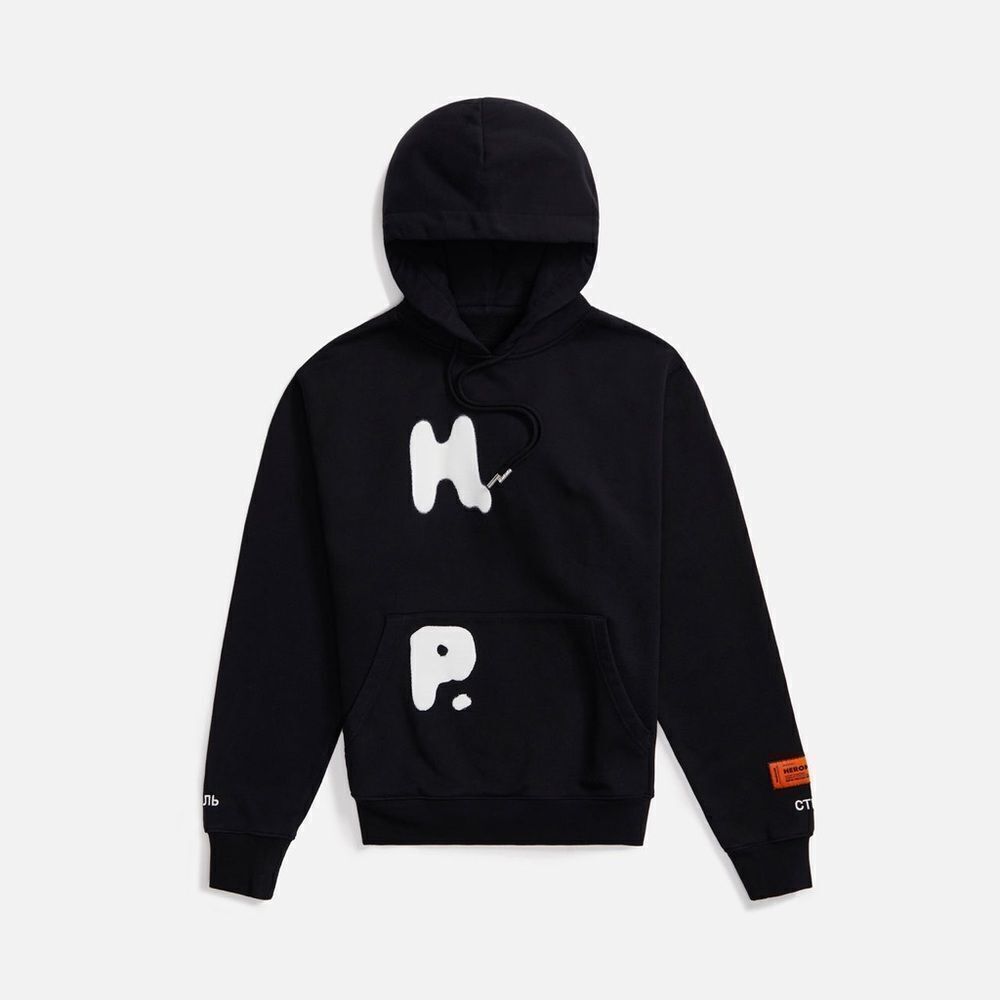 NEW- Heron Preston- Black Hoodie Heron- Size Small